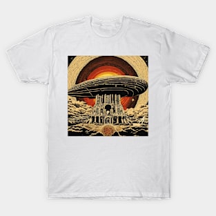 led zepplin cool artwork mothership T-Shirt